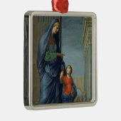 St Anne, welches die Jungfrau zum Tempel führt Ornament Aus Metall (Rechts)