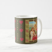 St- AnneJungfrau-Kindermary-Großmutter-Herzen Kaffeetasse (VorderseiteRechts)