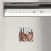 St. Annen-Kirche, Vilnius, Litauen Magnet (In Situ (Geschirrspüler))