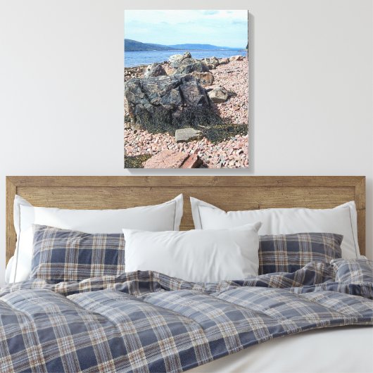 St. Anne's Bay, Kap Breton, Nova Scotia Leinwand (Insitu (Schlafzimmer))