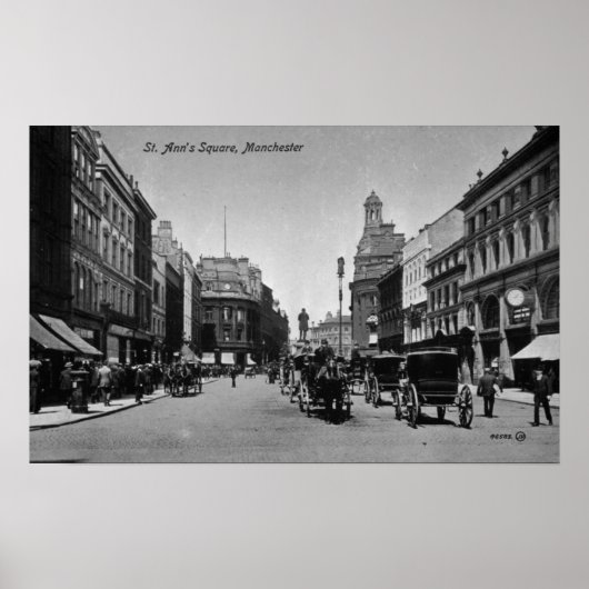 St. Ann's Square, Manchester, c.1910 Poster (Vorne)