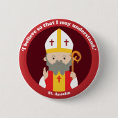 St. Anselm Button (Vorderseite)