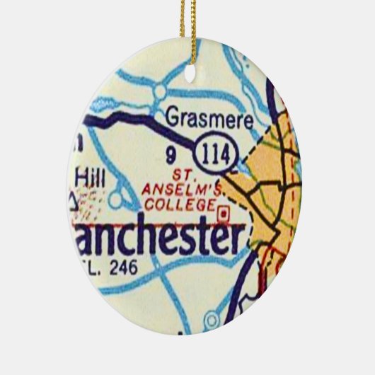 St. Anselm Uni Keramik Ornament (Rechts)