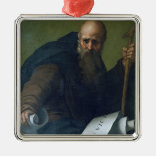 St. Anthony Abbot (c.251-356) c.1518-19 (Öl auf c Ornament Aus Metall