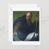 St. Anthony Abbot (c.251-356) c.1518-19 (Öl auf ca Postkarte (Vorne/Hinten)