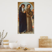St. Anthony Abbot - Jacopo Bellini Art Poster (Küche)
