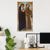 St. Anthony Abbot - Jacopo Bellini Art Poster (Heimbüro)