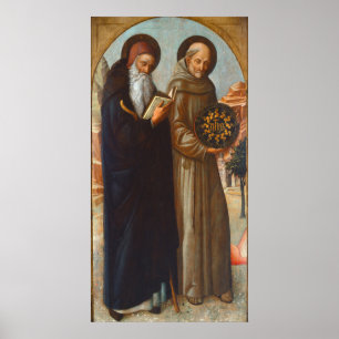 St. Anthony Abbot - Jacopo Bellini Kunstposter Poster