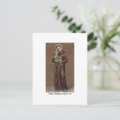 St. Anthony betet für uns Postkarte (Stehend Vorderseite)