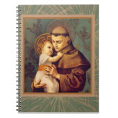 St. Anthony & Child Jesus Notizblock (Vorderseite)