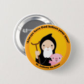 St Anthony das große Button (Vorne & Hinten)