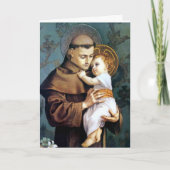 ST. ANTHONY DER PADUA-Karte Karte (Vorderseite)
