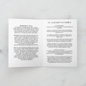 ST. ANTHONY DER PADUA-Karte Karte (Innenseite)