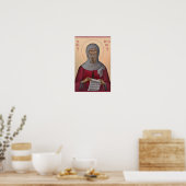 St. Anthony der Wunderwirker Orthodoxe Ikone Druck Poster (Küche)