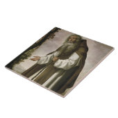 St Anthony entmutigte, 1640 (Öl auf Leinwand) Fliese (Seite)