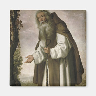 St Anthony entmutigte, 1640 (Öl auf Leinwand) Magnet