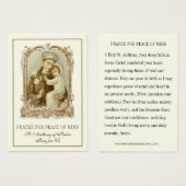 St. Anthony Gebet für den Frieden von Geist und He (Vorne & Hinten)