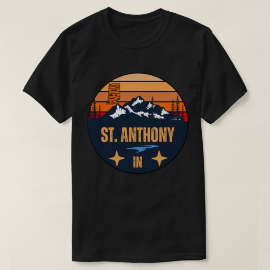 St. Anthony, Indiana T-Shirt (Design vorne)
