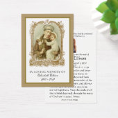St. Anthony Katholic Beerdigung Gedenkkarte - (Schreibtisch)
