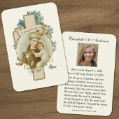 ST. ANTHONY Katholische Beerdigungskarte