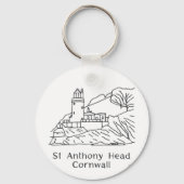 St Anthony Lighthouse Keyring Schlüsselanhänger (Vorderseite)