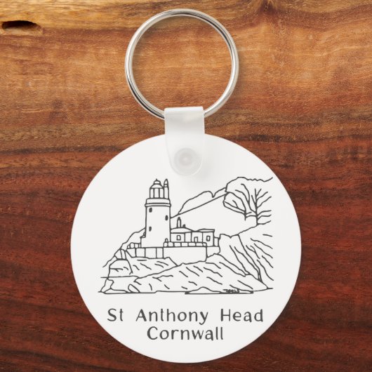 St Anthony Lighthouse Keyring Schlüsselanhänger (Rückseite)