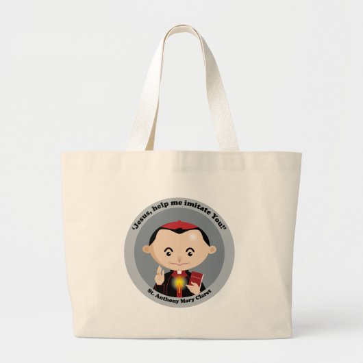 St. Anthony Mary Claret Jumbo Stoffbeutel (Vorne)
