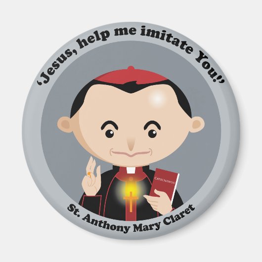 St. Anthony Mary Claret Magnet (Vorne)