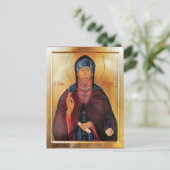 St. Anthony of Dymsk, Novgorod Icon Postkarte (Stehend Vorderseite)