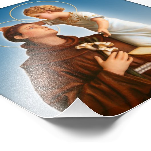 ST. ANTHONY OF PADUA FOTODRUCK (Ecke)