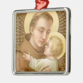 St. Anthony of Padua & the Christ Child (JM 05) Ornament Aus Metall (Links)