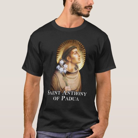 St. Anthony Padua Vintag-katholischer Säugling T-Shirt (Vorderseite)