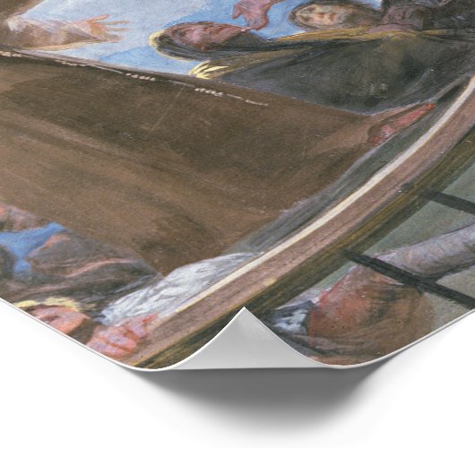 St. Anthony Preaching Poster (Ecke)