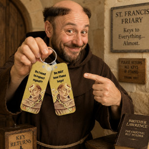 St. Anthony Religious Katholic Funny Schlüsselanh Schlüsselanhänger