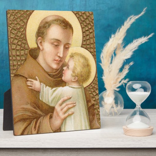 St. Anthony & the Christ Child (JM 05) 8"x10" Fotoplatte (Seite)