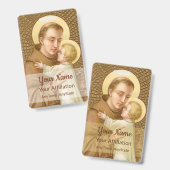 St. Anthony & the Christ Child (JM 05; Stil 1) Ausweis (Vorder- & Rückseite)