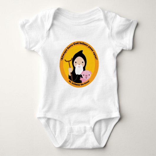 St. Anthony the Great Baby Strampler (Vorderseite)