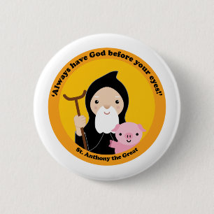 St. Anthony the Great Button