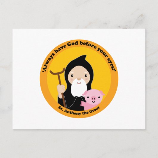 St. Anthony the Great Postkarte (Vorderseite)
