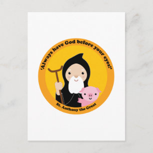 St. Anthony the Great Postkarte