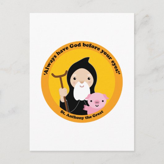St. Anthony the Great Postkarte (Vorderseite)