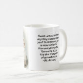 St Anthony und Baby Jesus Kaffeetasse (VorderseiteRechts)