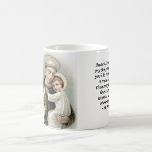 St Anthony und Baby Jesus Kaffeetasse