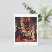 St.Anthony und St.Louis von Lorenzo Lotto Postkarte (Stehend Vorderseite)