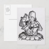 St. Anthony von 'Liber Chronicarum' Postkarte (Vorne/Hinten)
