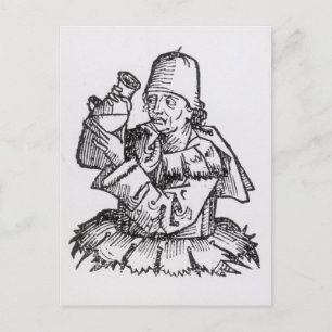 St. Anthony von 'Liber Chronicarum' Postkarte