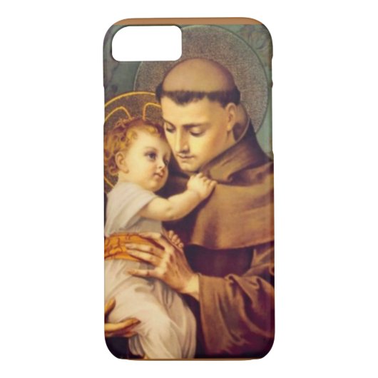 St Anthony von Padua-Baby Jesus Case-Mate iPhone Hülle (Rückseite)