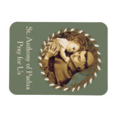 St. Anthony von Padua Baby Jesus Magnet (Horizontal)