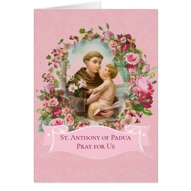 St Anthony von Padua-Baby-Jesus-Rosen (Vorne)