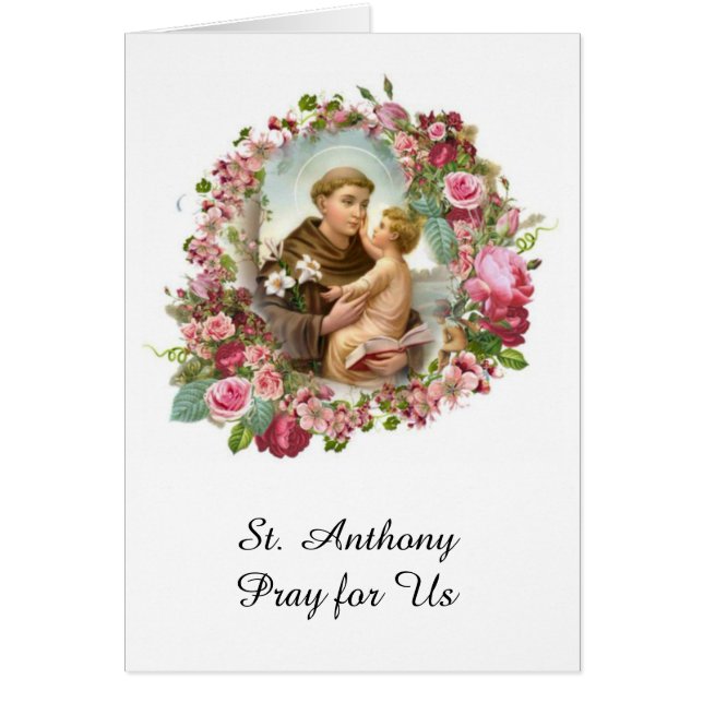St Anthony von Padua-Baby-Jesus-Rosen (Vorne)